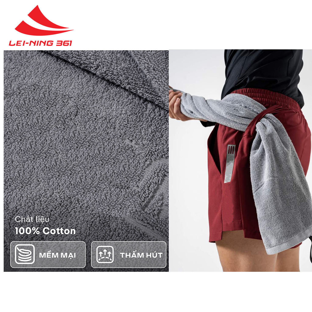 Khăn Tập Gym & Fitness Lei-Ning 361 Cotton Thấm Hút 80x40cm - KHANSPORT.361-detail-2