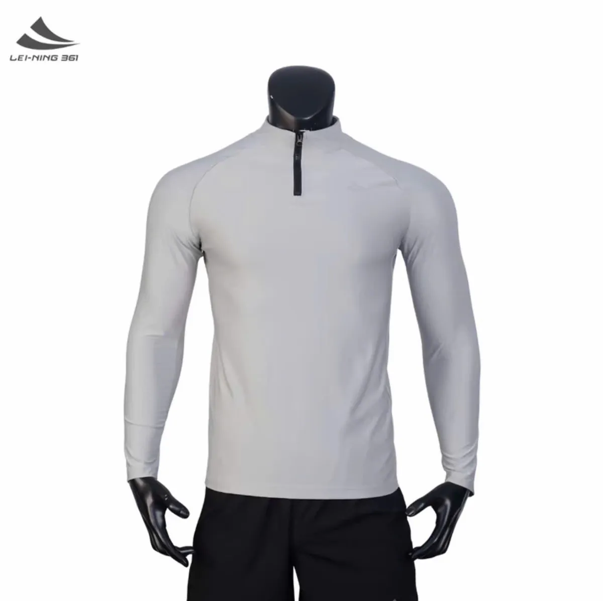 Áo Thun Giữ Nhiệt Dài Tay Lei-Ning 361 Cổ Khóa Kéo-AOGN01.361-detail-11