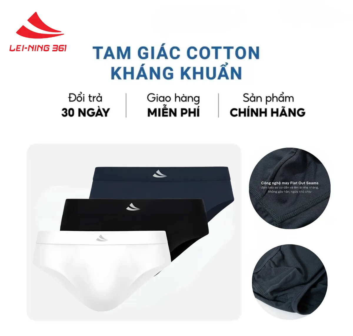 Quần Sịp Tam Giác Nam Lei-Ning 361 Cao Cấp - SIPBRIEF01.361-detail-6