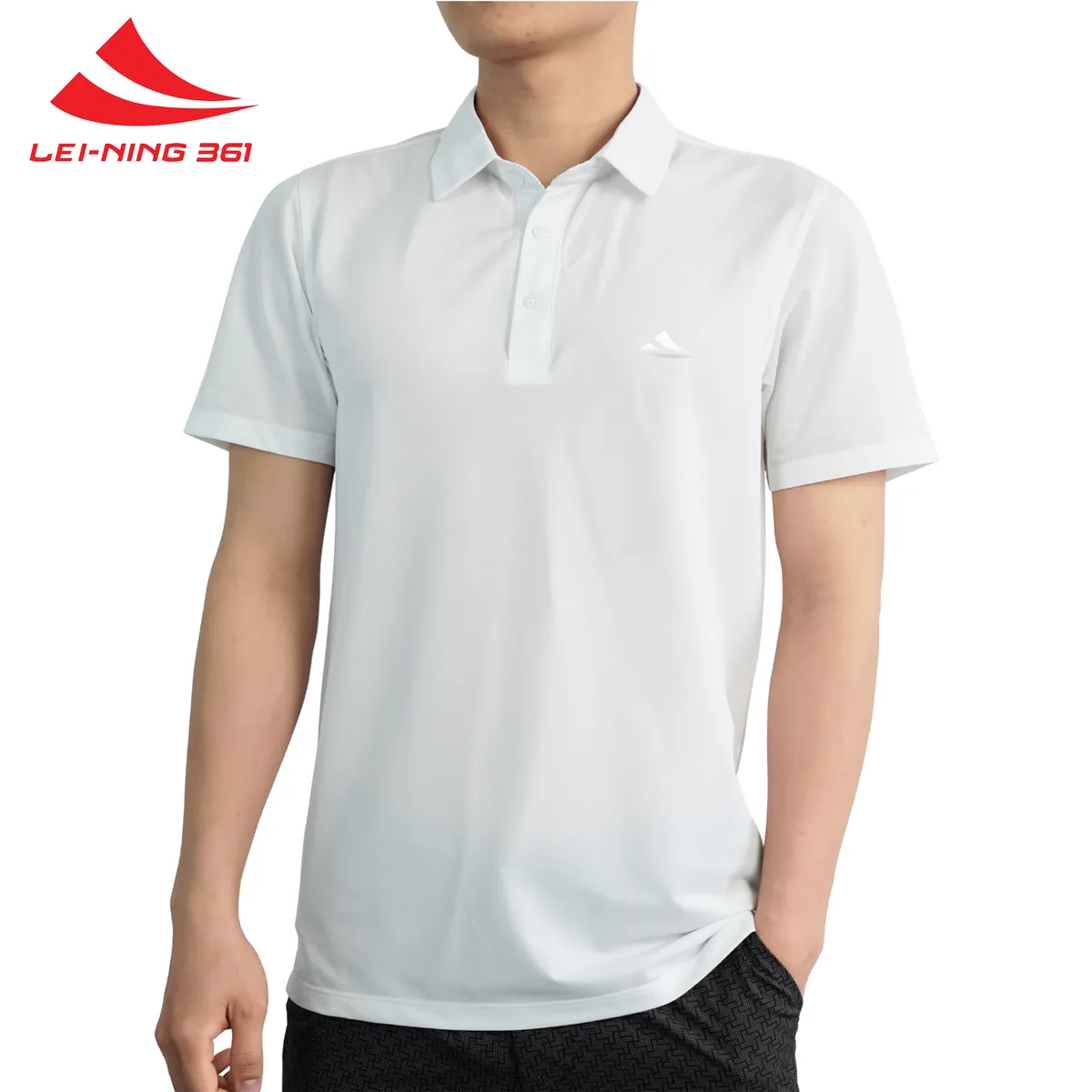 Polo Thể Thao Nam Lei-Ning 361 Thấm Hút, Thoáng Mát-POLO05.361-detail-3